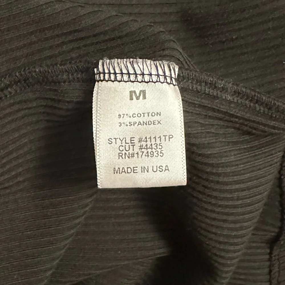 Renee C Rib Cutout Long Sleeve Tee - Picture 6 of 6